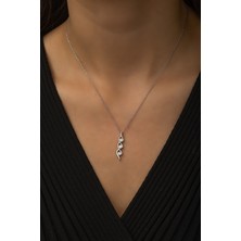 Sunshine Kadın Zirconia Taşlı Gümüş Kolye