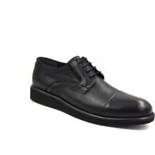 Prego (Stilloni) Deri Eva Hafif Taban Erkek Günlük Ayakkabı Siyah