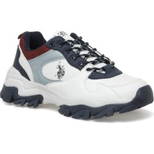 U.S. Polo Assn. Kadın Sneaker 2f Tracky Düz Taban Beyaz Renkli Rahat Ayakkabı