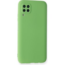 HappyCase  Huawei P40 Lite Kılıf Yumuşak Silikon Kılıf - Yeşil