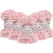 Alize Puffy El Örgü Ipliği 5'li Paket Pembe 31