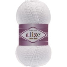 Alize Cotton Gold Yazlık Pamuk Ip 55 Beyaz Amigurumi Punch İpi Renkli Standart Özellikler