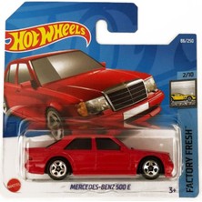 Hot Wheels Mercedes Benz 500 E Kırmızı Factory Fresh