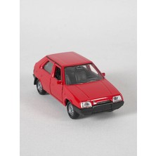 Welly Lisanslı Skoda Favorit Çek Bırak Model Metal Araba (1:38)