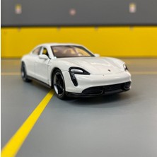 Welly Porsche Taycan Turbo S 1/36 Ölçek Diecast Metal Model Araba Oyunca Araba