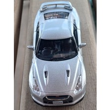 Kinsmart Çek Bırak Araba 2009 Nissan Gt-R R35-1:36 Gri