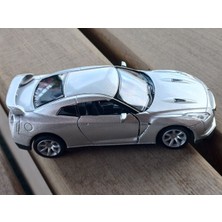 Kinsmart Çek Bırak Araba 2009 Nissan Gt-R R35-1:36 Gri