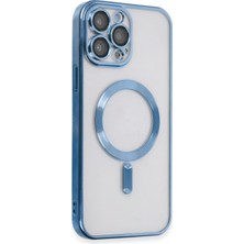 HappyCase  iPhone 15 Pro Max Kılıf Kross Magneticsafe Kapak - Sierra Blue