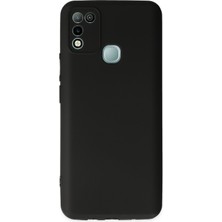 HappyCase  Infinix Hot 10 Play Kılıf Yumuşak Silikon Kılıf - Siyah