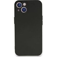 HappyCase  iPhone 14 Kılıf Yumuşak Silikon Kılıf - Siyah