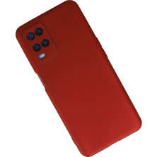 HappyCase  Oppo A54 4g Kılıf Yumuşak Silikon Kılıf - Kırmızı