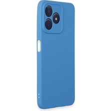 HappyCase  Realme C53 Kılıf Yumuşak Silikon Kılıf - Mavi