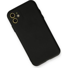 HappyCase  iPhone 11 Kılıf Yumuşak Silikon Kılıf - Siyah