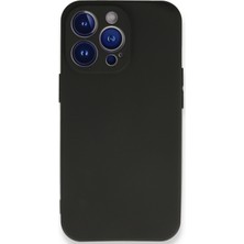 HappyCase  iPhone 14 Pro Max Kılıf Yumuşak Silikon Kılıf - Siyah