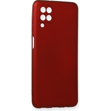 HappyCase  Samsung Galaxy M12 Kılıf Yumuşak Silikon Kılıf - Bordo