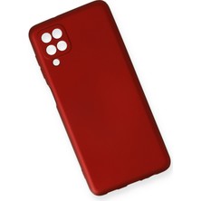 HappyCase  Samsung Galaxy M12 Kılıf Yumuşak Silikon Kılıf - Bordo