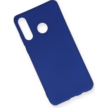 HappyCase  Huawei P30 Lite Kılıf Yumuşak Silikon Kılıf - Lacivert