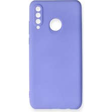 HappyCase  Huawei P30 Lite Kılıf Yumuşak Silikon Kılıf - Lila