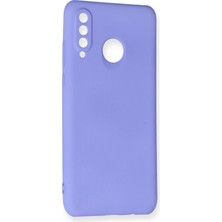 HappyCase  Huawei P30 Lite Kılıf Yumuşak Silikon Kılıf - Lila