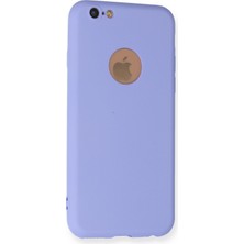 HappyCase  iPhone 6 Plus Kılıf Yumuşak Silikon Kılıf - Lila