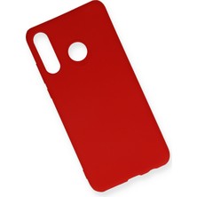 HappyCase  Huawei P30 Lite Kılıf Yumuşak Silikon Kılıf - Kırmızı