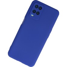 HappyCase  Oppo A54 4g Kılıf Yumuşak Silikon Kılıf - Lacivert