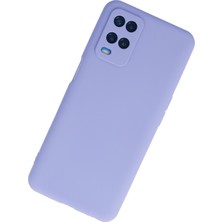 HappyCase  Oppo A54 4g Kılıf Yumuşak Silikon Kılıf - Lila