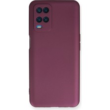 HappyCase  Oppo A54 4g Kılıf Yumuşak Silikon Kılıf - Mürdüm