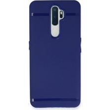 HappyCase  Oppo A9 2020 Kılıf Yumuşak Silikon Kılıf - Mavi