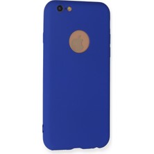 HappyCase  iPhone 6 Plus Kılıf Yumuşak Silikon Kılıf - Lacivert