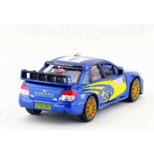 Kinsmart 1:36 Ölçek 2007 Subaru Wrx Rally Mavi Metal Model Araba