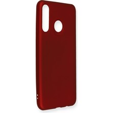 HappyCase  Huawei P30 Lite Kılıf Yumuşak Silikon Kılıf - Bordo