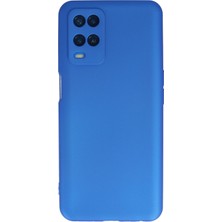 HappyCase  Oppo A54 4g Kılıf Yumuşak Silikon Kılıf - Mavi