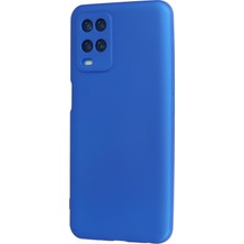 HappyCase  Oppo A54 4g Kılıf Yumuşak Silikon Kılıf - Mavi