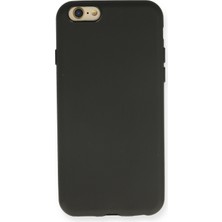 HappyCase  iPhone 6 Kılıf Yumuşak Silikon Kılıf - Siyah