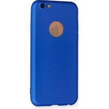 HappyCase  iPhone 6 Plus Kılıf Yumuşak Silikon Kılıf - Mavi