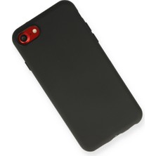 HappyCase  iPhone 8 Kılıf Yumuşak Silikon Kılıf - Siyah