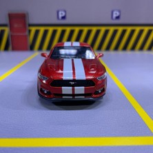 Kinsmart 2015 Ford Mustang Gt 1/36 Ölçek Kinsmart Diecast Metal Model Araba Oyuncak Araba Çek Bırak