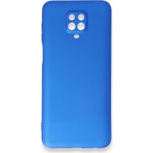 HappyCase  Xiaomi Redmi Note 9s Kılıf Yumuşak Silikon Kılıf - Mavi