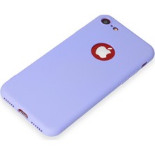 HappyCase  iPhone 8 Kılıf Yumuşak Silikon Kılıf - Lila