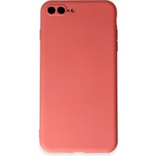 HappyCase  iPhone 7 Plus Kılıf Yumuşak Silikon Kılıf - Kiremit