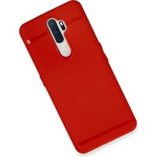 HappyCase  Oppo A9 2020 Kılıf Yumuşak Silikon Kılıf - Kırmızı