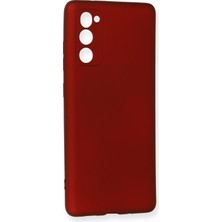 HappyCase  Samsung Galaxy S20 Fe Kılıf Yumuşak Silikon Kılıf - Bordo