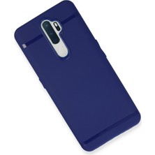 HappyCase  Oppo A5 2020 Kılıf Yumuşak Silikon Kılıf - Mavi