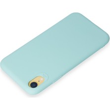 HappyCase  iPhone Xr Kılıf Yumuşak Silikon Kılıf - Turkuaz