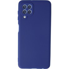 HappyCase  Samsung Galaxy A22 Kılıf Yumuşak Silikon Kılıf - Mavi