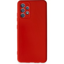 HappyCase  Samsung Galaxy A32 Kılıf Yumuşak Silikon Kılıf - Kırmızı