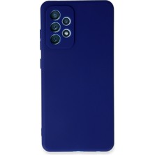 HappyCase  Samsung Galaxy A32 Kılıf Yumuşak Silikon Kılıf - Mavi