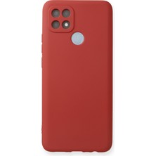 HappyCase  Oppo A15 Kılıf Yumuşak Silikon Kılıf - Kiremit