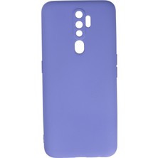 HappyCase  Oppo A9 2020 Kılıf Yumuşak Silikon Kılıf - Lila